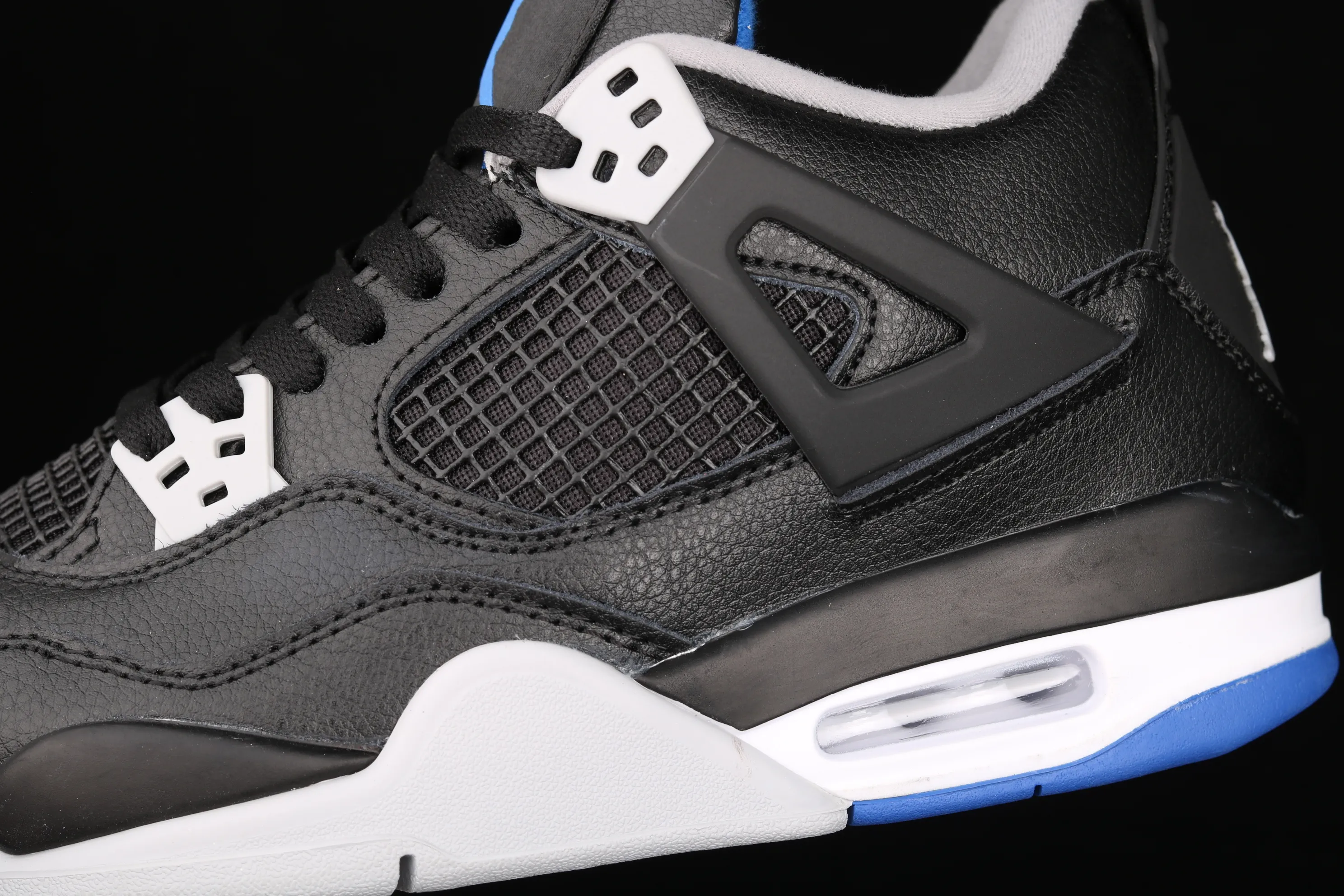 All categories Air Jordan Jordan series basketball shoes Air Jordan 4 G version Air Jordan 4 Retro AJ4 Joe 4 black and blue 308497-006